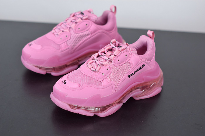 balcia triple s clear sole pink 544351 w2ga1 5760