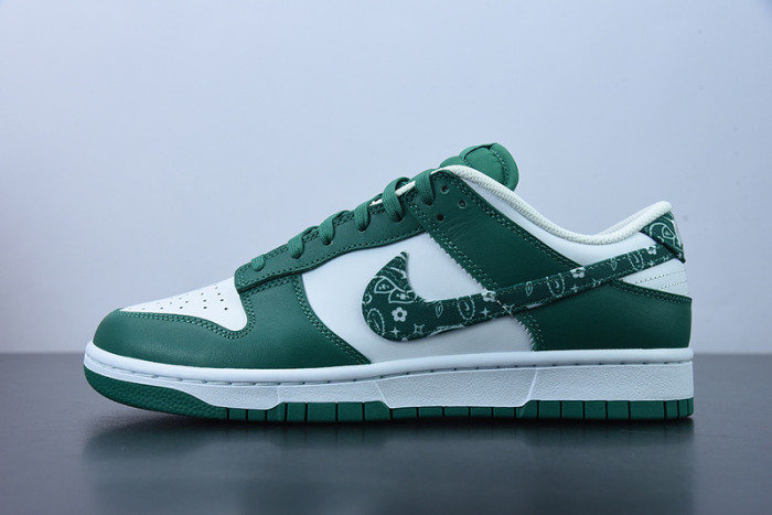 nike dunk low essential paisley pack green dh4401-102