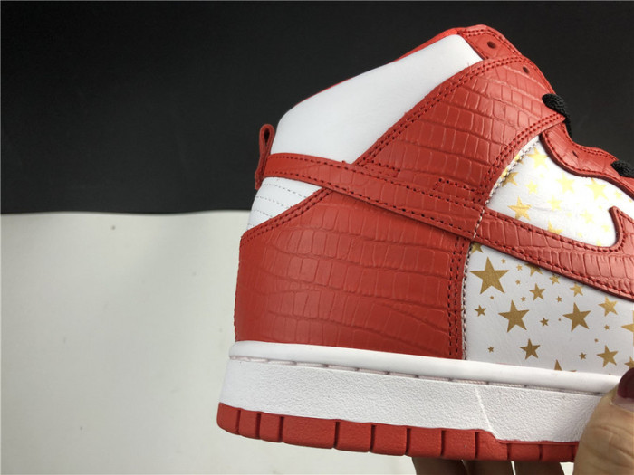 nike dunk high pro sb spm red stars 307385-161