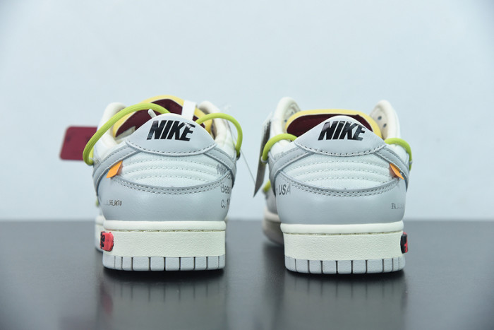 off-white x nike sb dunk low “08 of 50” ow dm1602-106