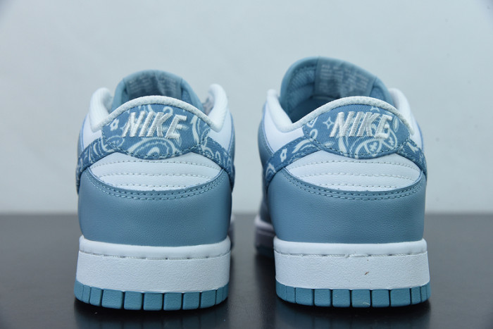 nike dunk low essential paisley pack worn blue dh4401-101