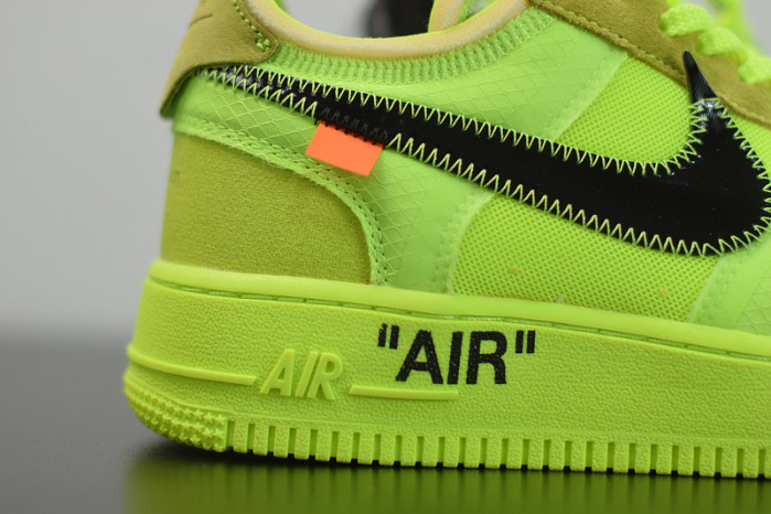 nike air force 1 low off-white volt ao4606-700