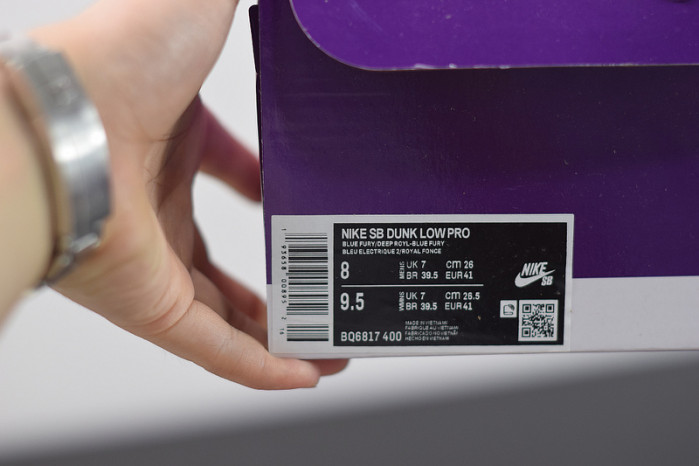 nike sb dunk low pro blue fury bq6817-400