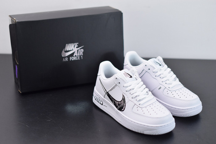 nike air force 1 low sketch white black cw7581-101