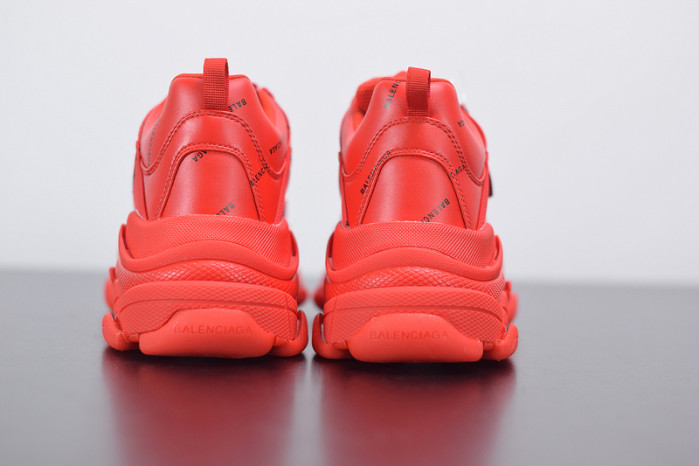 balcia triple s all over logo red 524039 w2fa1 7632