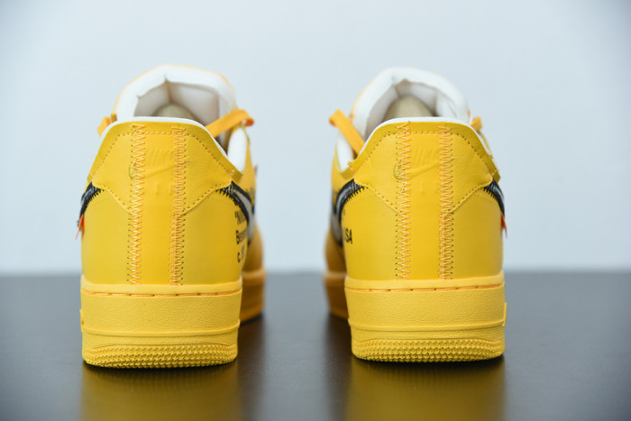 off-white x nike air force 1 low “university gold” dd1876-700