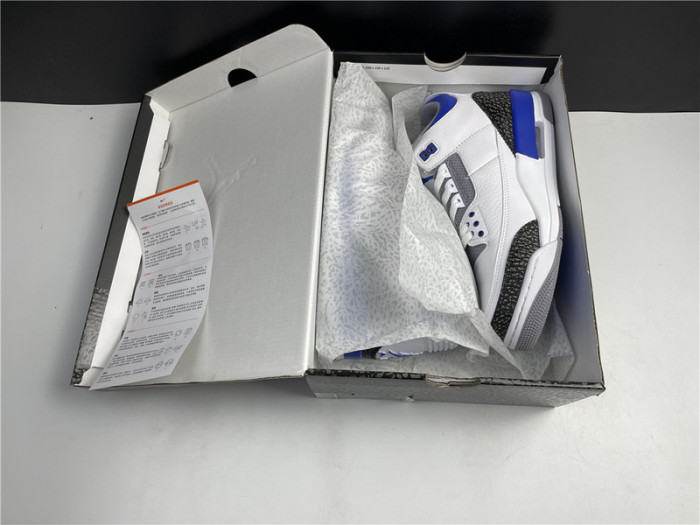air jordan retro 3 racer blue ct8532-145