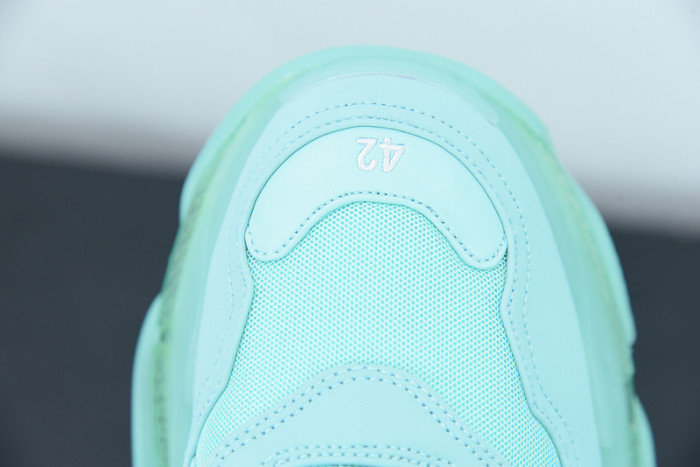 balcia triple s sneaker clear sole green