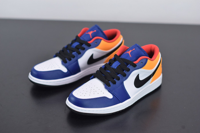 air jordan 1 low white navy yellow 553558-123