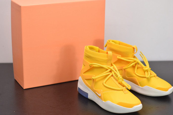 nike air fear of god 1 yellow ar4237-700