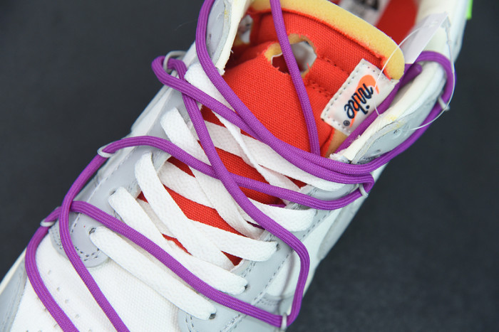 off-white x nike sb dunk low “45 of 50” ow dm1602-101