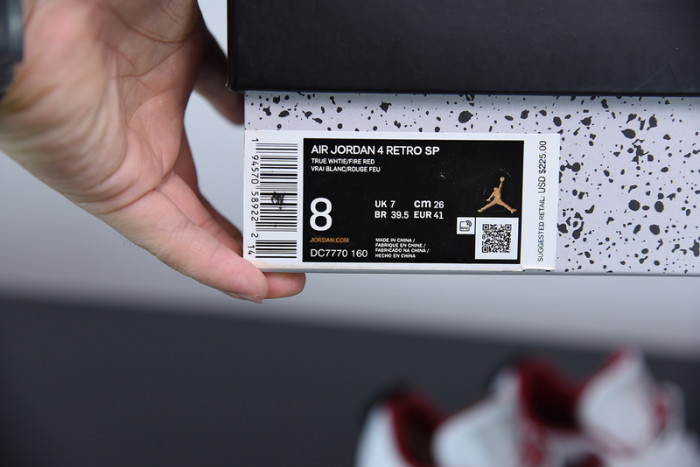 air jordan 4 retro fire red dc7770-160