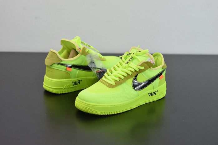 nike air force 1 low off-white volt ao4606-700