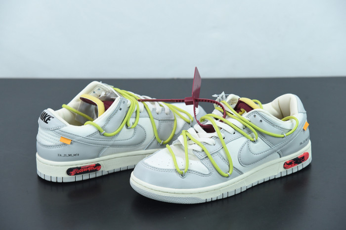 off-white x nike sb dunk low “08 of 50” ow dm1602-106