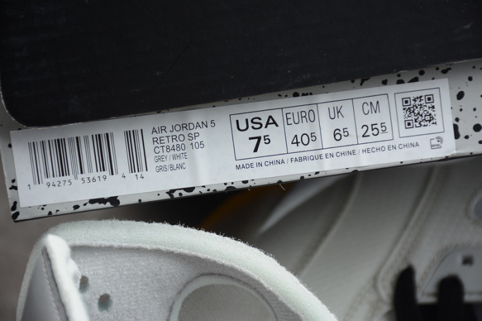 air jordan 5 retro x off-white ct8480-105