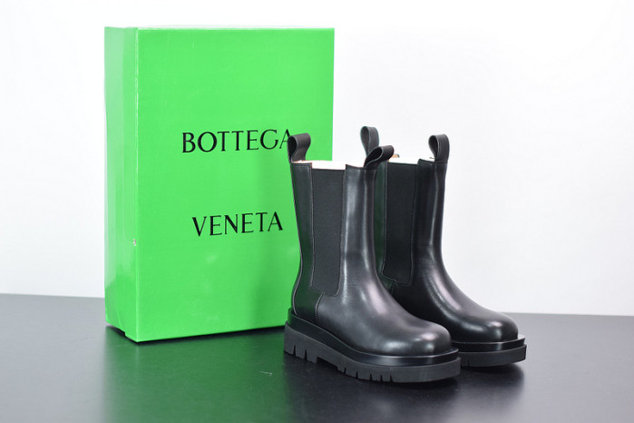 Bottega Veneta Chelsea Tire Leather high Boot