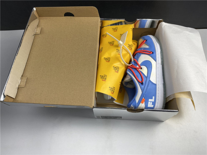 nike sb dunk low off-white blue ct0856-403