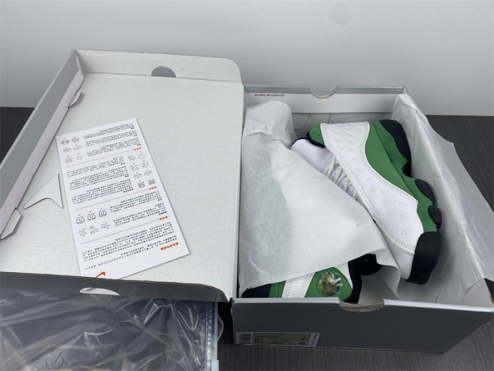 air jordan 13 retro white lucky green db6537-113
