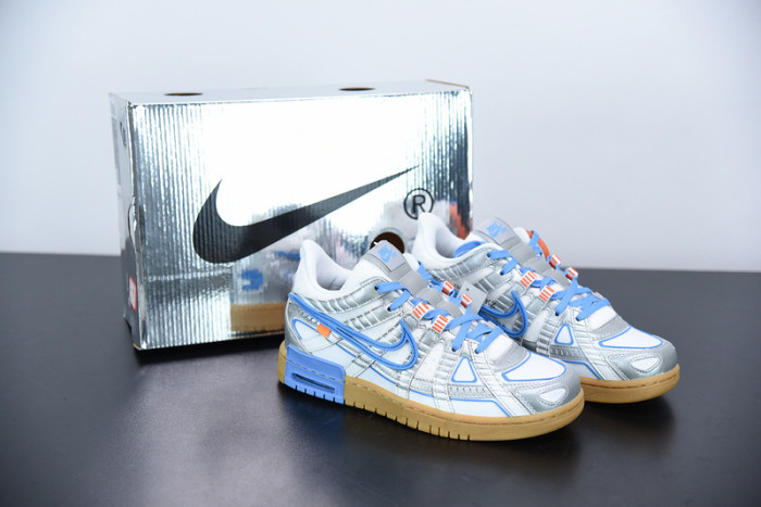 off-white x nike air rubber dunk “university blue” cu6015-100