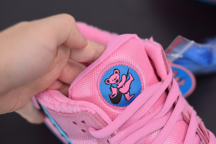 nike sb dunk low grateful dead bears pink cj5378-600