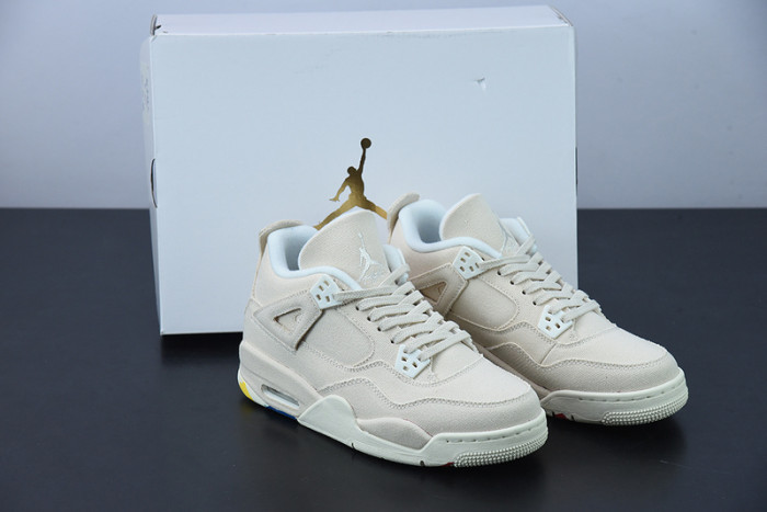 air jordan 4 retro blank canvas dq4909-100