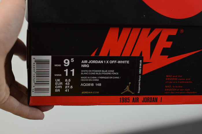 air jordan 1 retro high off-white university blue aq0818-148