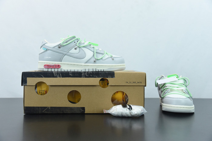 off-white x nike sb dunk low “07 of 50” ow dm1602-108