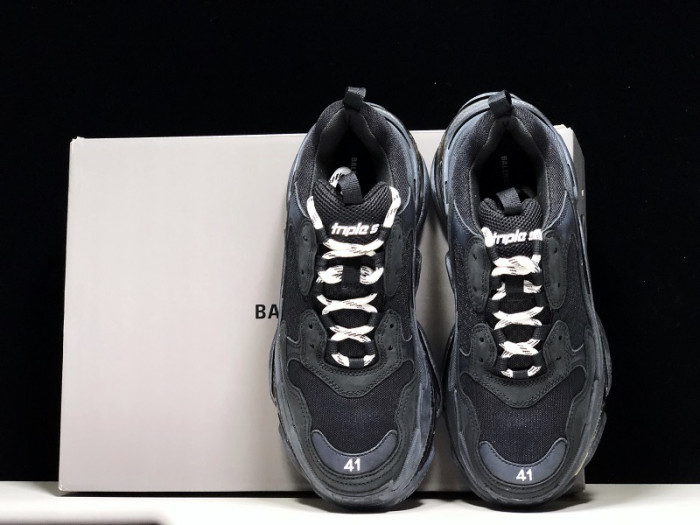 balcia triple s clear sole double black 541624 w09o1 1000
