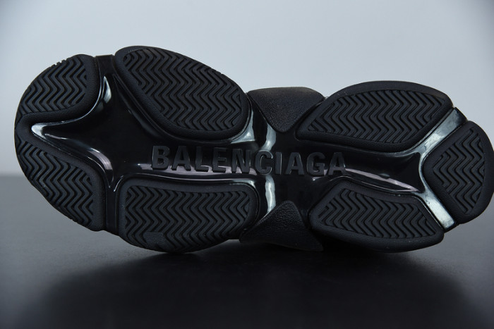 balcia triple s sneaker clear sole dark grey