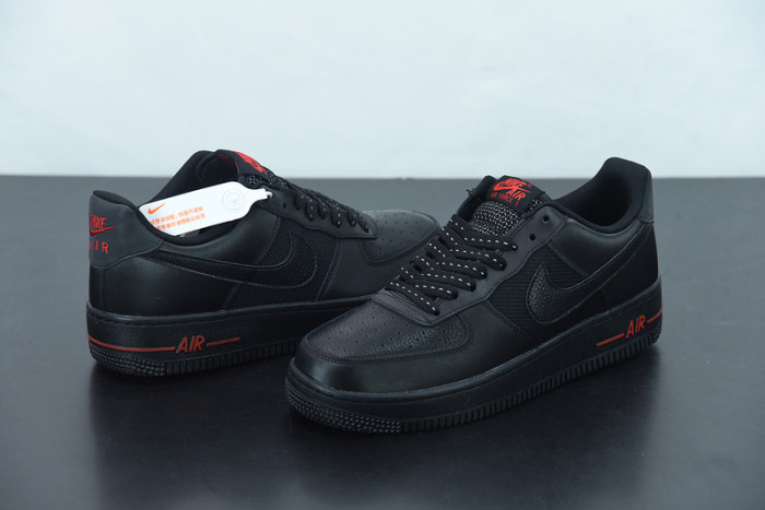 nike air force 1 low black red do6389-001