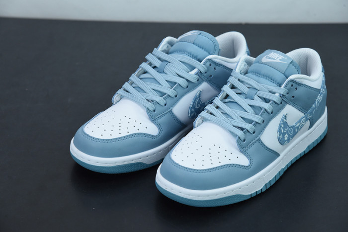 nike dunk low essential paisley pack worn blue dh4401-101