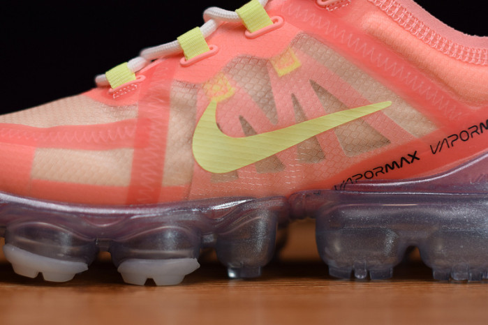 nike air vapormax 2019 pink tint barely volt ar6632-602