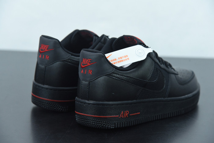 nike air force 1 low black red do6389-001