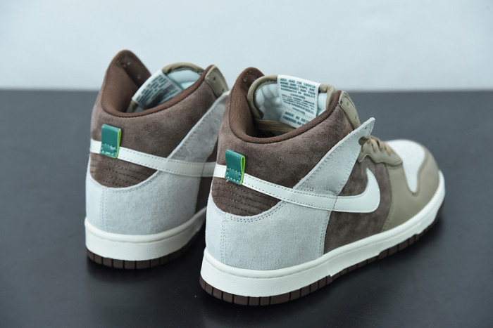 nike dunk high light chocolate dh5348-100