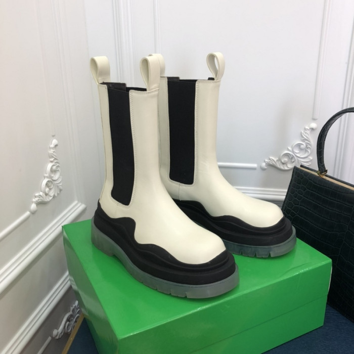 Bottega Veneta Chelsea Tire Leather high Boot