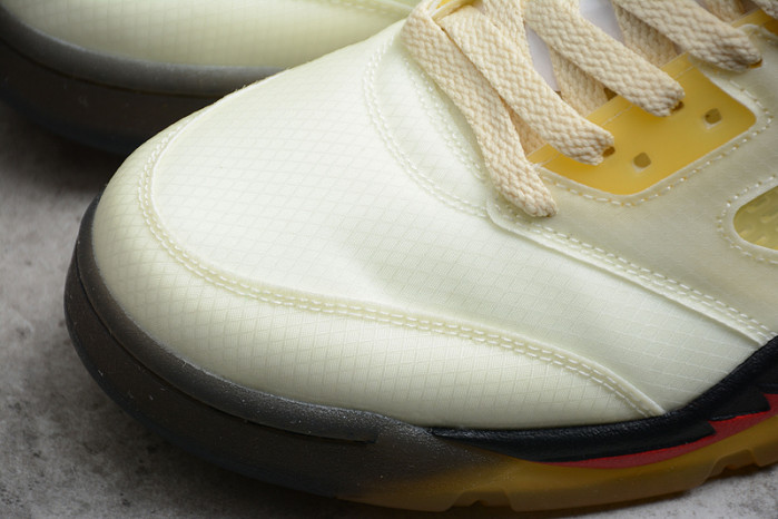 air jordan 5 retro off-white sail dh8565-100