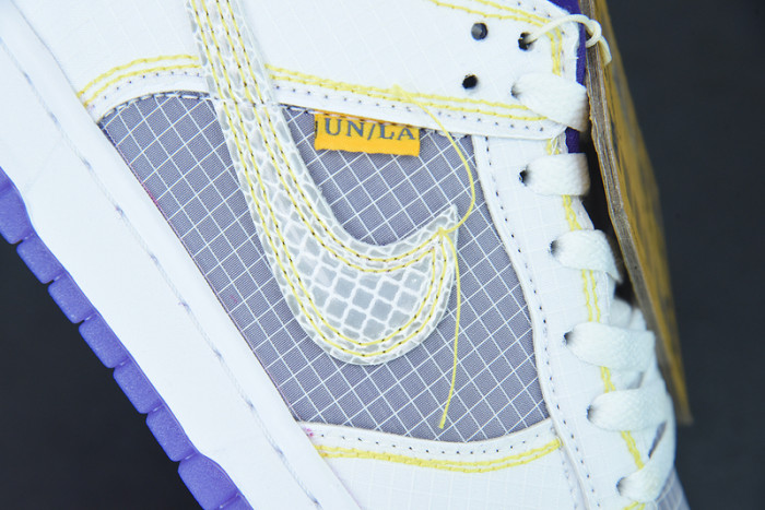 nike dunk low union passport pack grey purple dj9649-500