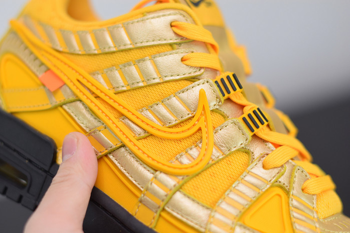 off-white x nike air rubber dunk “university gold” cu6015-700