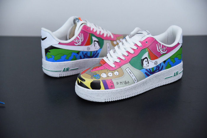 nike air force 1 flyleather ruohan wang cz3990-900