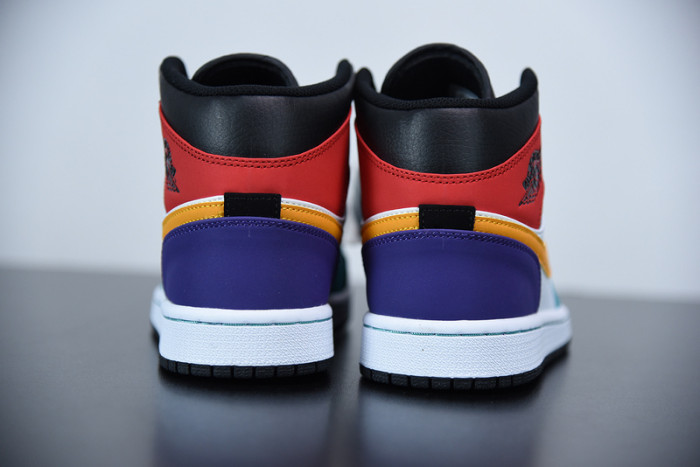 air jordan 1 mid bred multi-color 554724-125