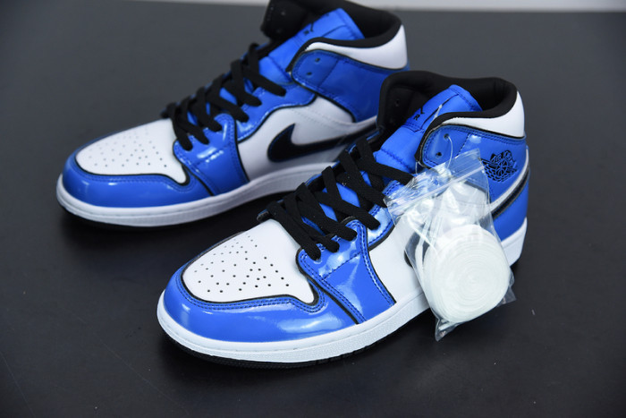 air jordan 1 mid signal blue dd6834-402