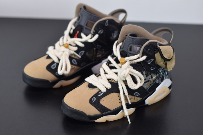 travis scott x air jordan 6 "paisley print" ct5058-001
