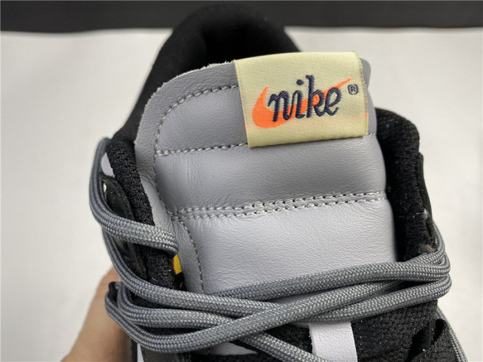 nike sb dunk low off-white black grey ct0856-007