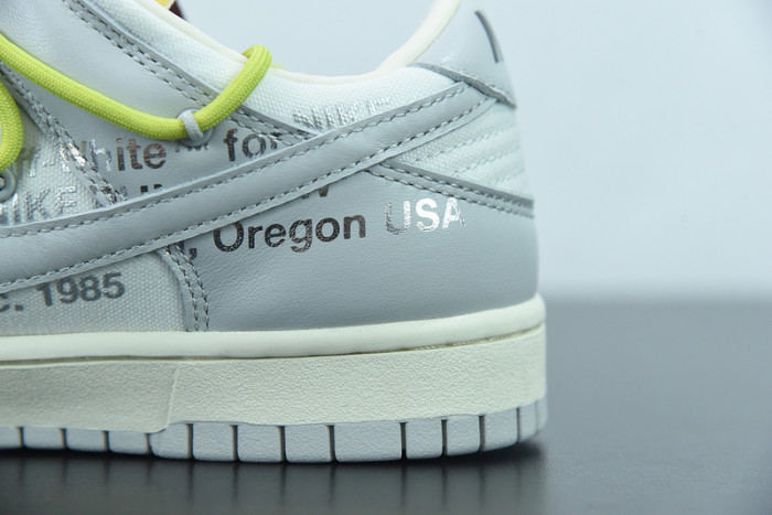 off-white x nike sb dunk low “08 of 50” ow dm1602-106