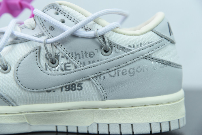 off-white x nike sb dunk low “03 of 50” ow dm1602-118