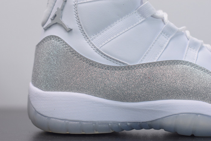 air jordan 11 retro white metallic silver ar0715-100