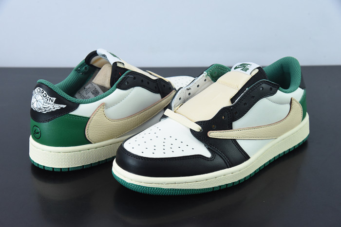 air jordan 1 x travis scott low green black white dm7866- 128