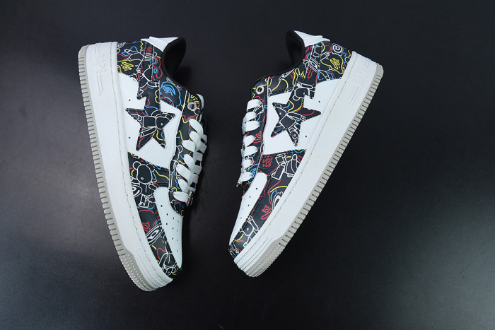 bape sta to low x medicom toy exhibition
