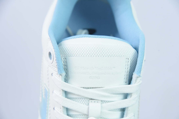 off-white out of office white iridescent blue