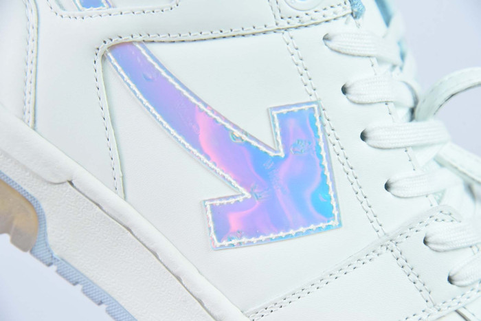 off-white out of office white iridescent blue